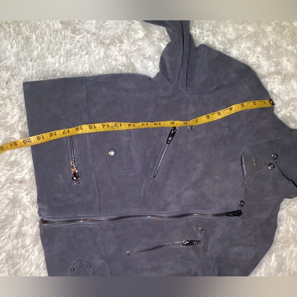 Blank NYC gray faux suede biker jacket size XS - Picture 15 of 15